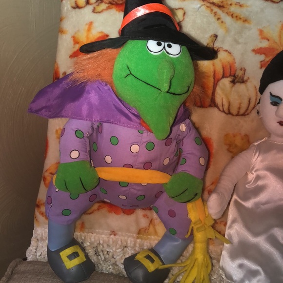 Halloween Plush Lot Witch, Universal Studios Bride of Frankenstein and Vampire - Picture 2 of 5